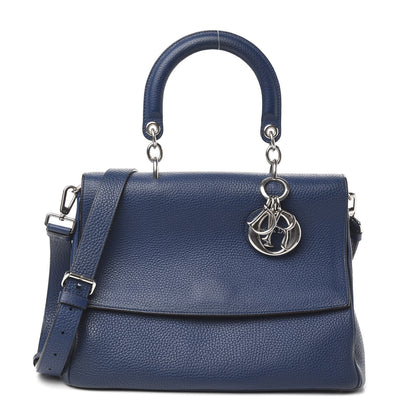 Christian Dior Bullcalf Medium Be Dior Flap Mineral Blue 1 of 12
