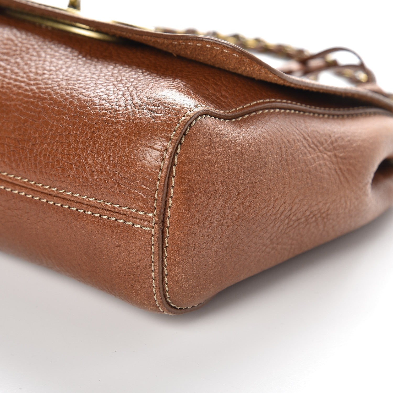 Mulberry Natural Calfskin Small Lily Flap Oak 9 of 11