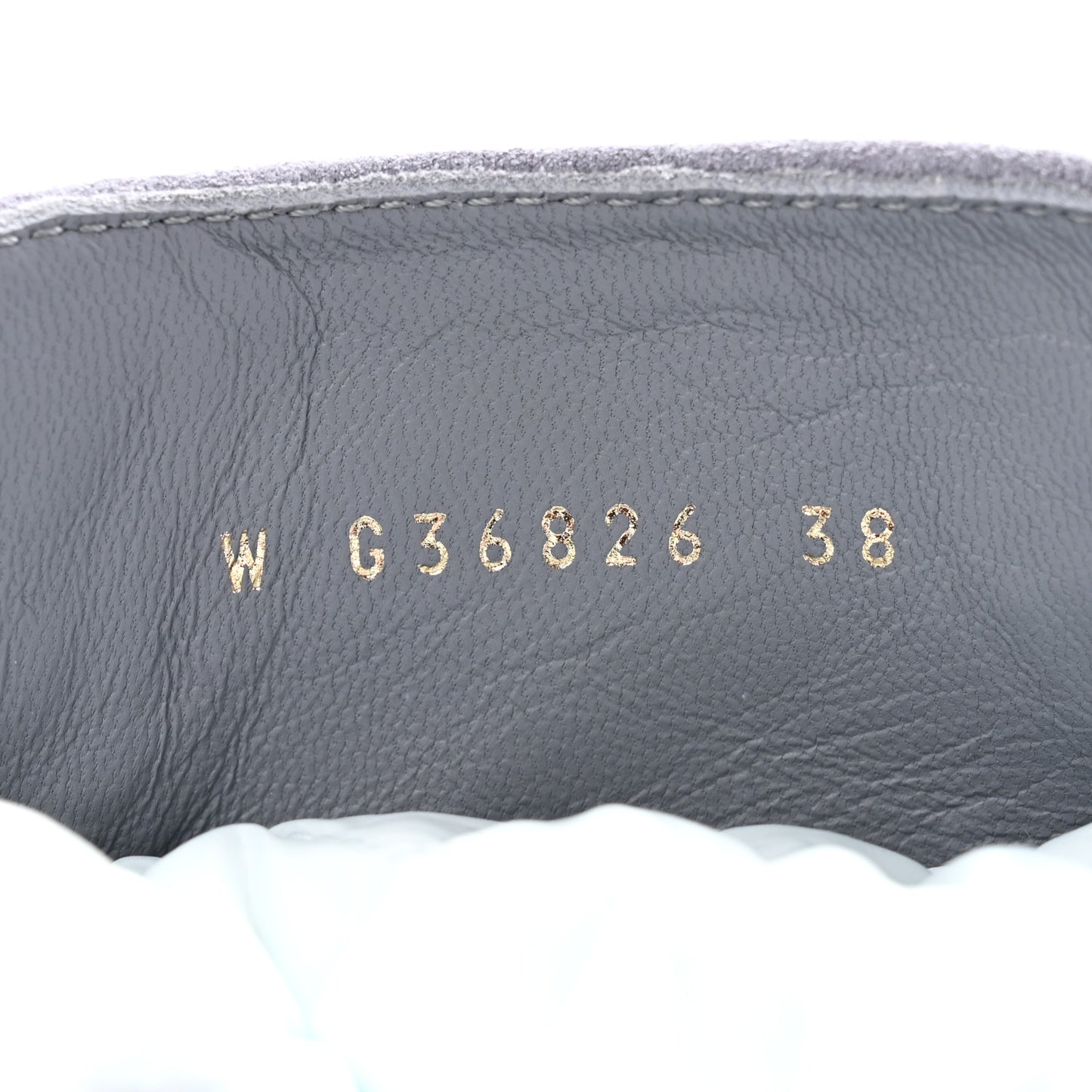 Suede Nylon Lace Up Snow Boots 38 Grey Blue