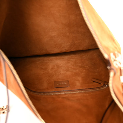 Jimmy Choo Suede Varenne Shoulder Bag Cuoio 5 of 9