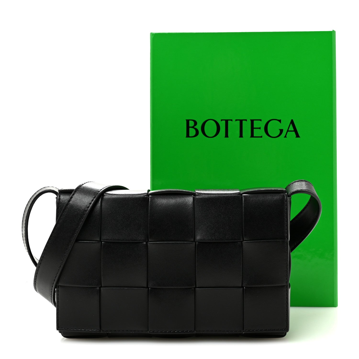 Bottega Veneta Nappa Maxi Intreccio Cassette Bag Black 12 of 12