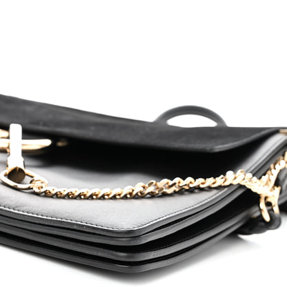 Chloe Suede Calfskin Medium Faye Shoulder Bag Black 9 of 9