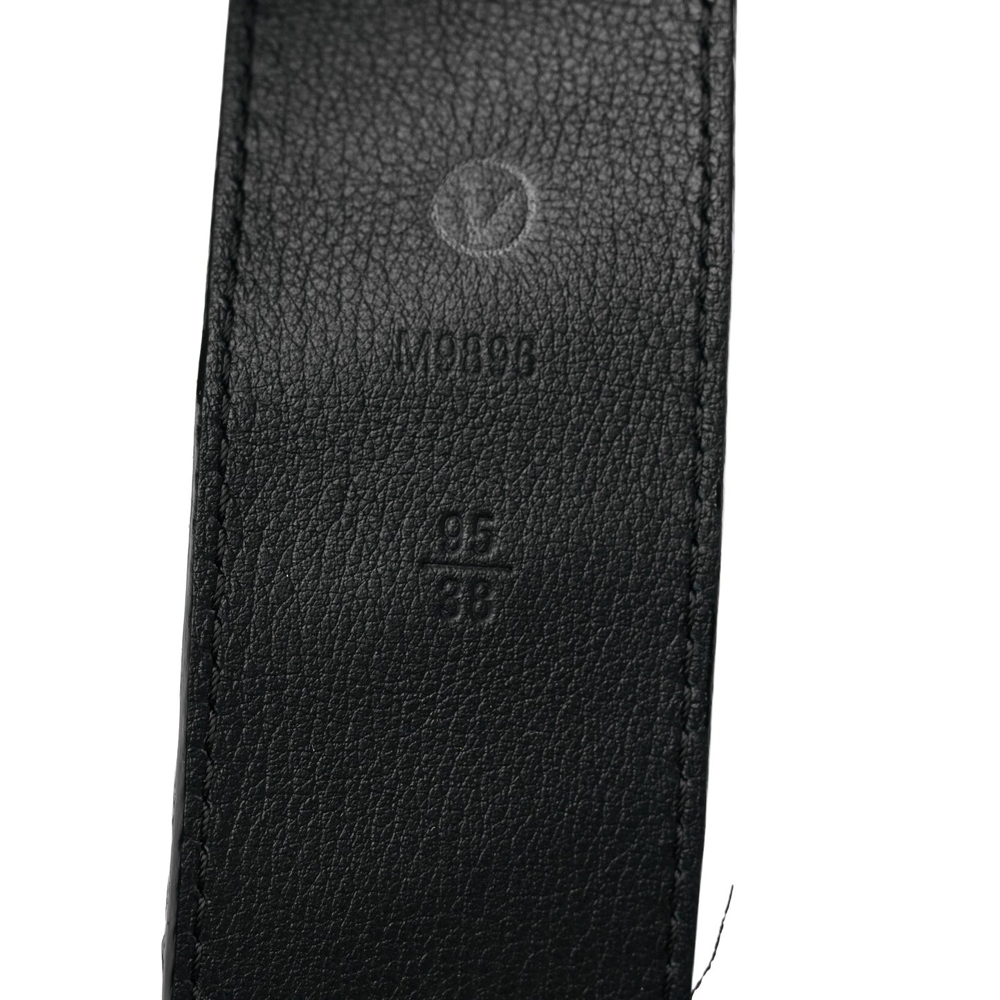 Alligator LV Initiales Belt 95 38 Black