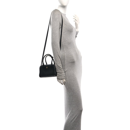 Chanel Calfskin Small Perfect Bowling Bag Black 2 of 11
