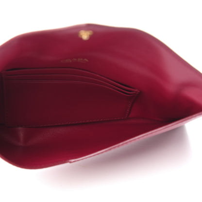 Prada Vitello Move Envelope Wallet Ibisco 5 of 8
