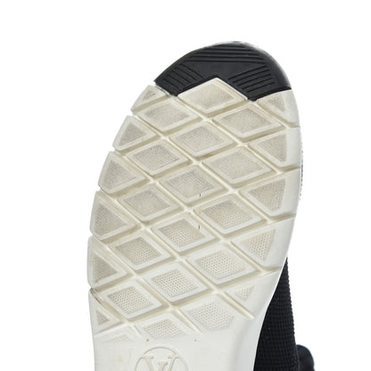 Louis Vuitton Stretch Fabric LV Black Heart Sock Sneaker 39 Black 9 of 18