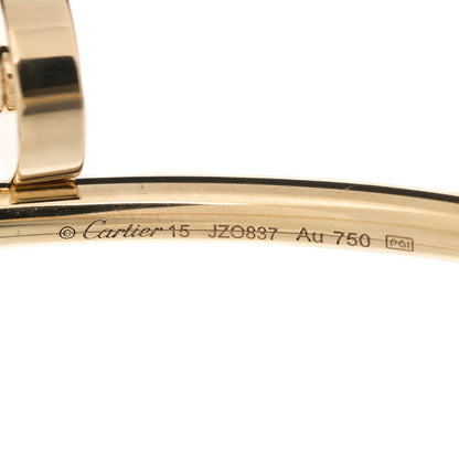 Cartier 18K Yellow Gold Small Juste Un Clou Bracelet 15 3 of 4
