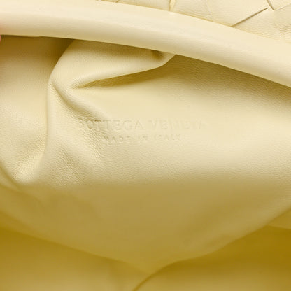 Bottega Veneta Nappa Maxi Intrecciato The Pouch Oversized Clutch Ice Cream 6 of 10