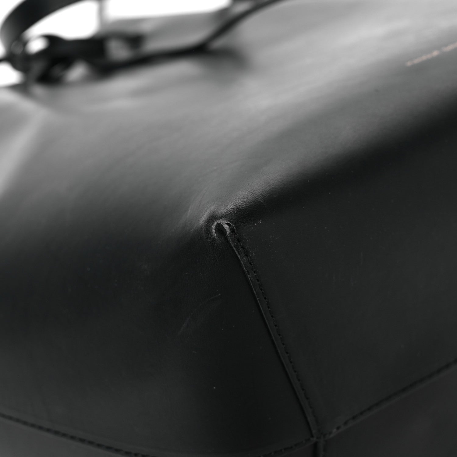 Mansur Gavriel Calfskin Bucket Bag Black Flamma 9 of 15