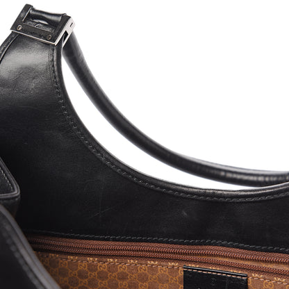 Gucci Calfskin Bardot Hobo Black 11 of 18