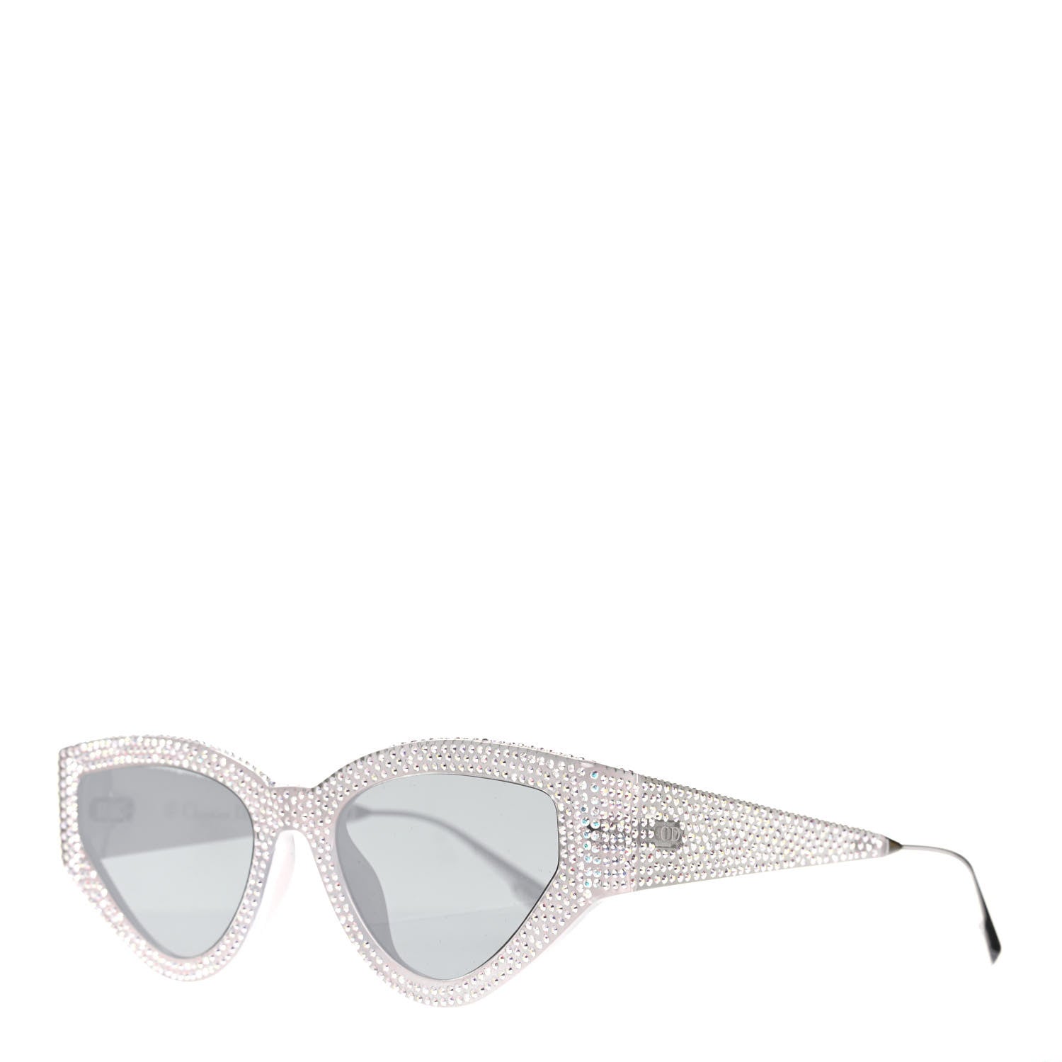 Christian Dior Acetate Crystal CatStyleDior1S Sunglasses Silver 1 of 4
