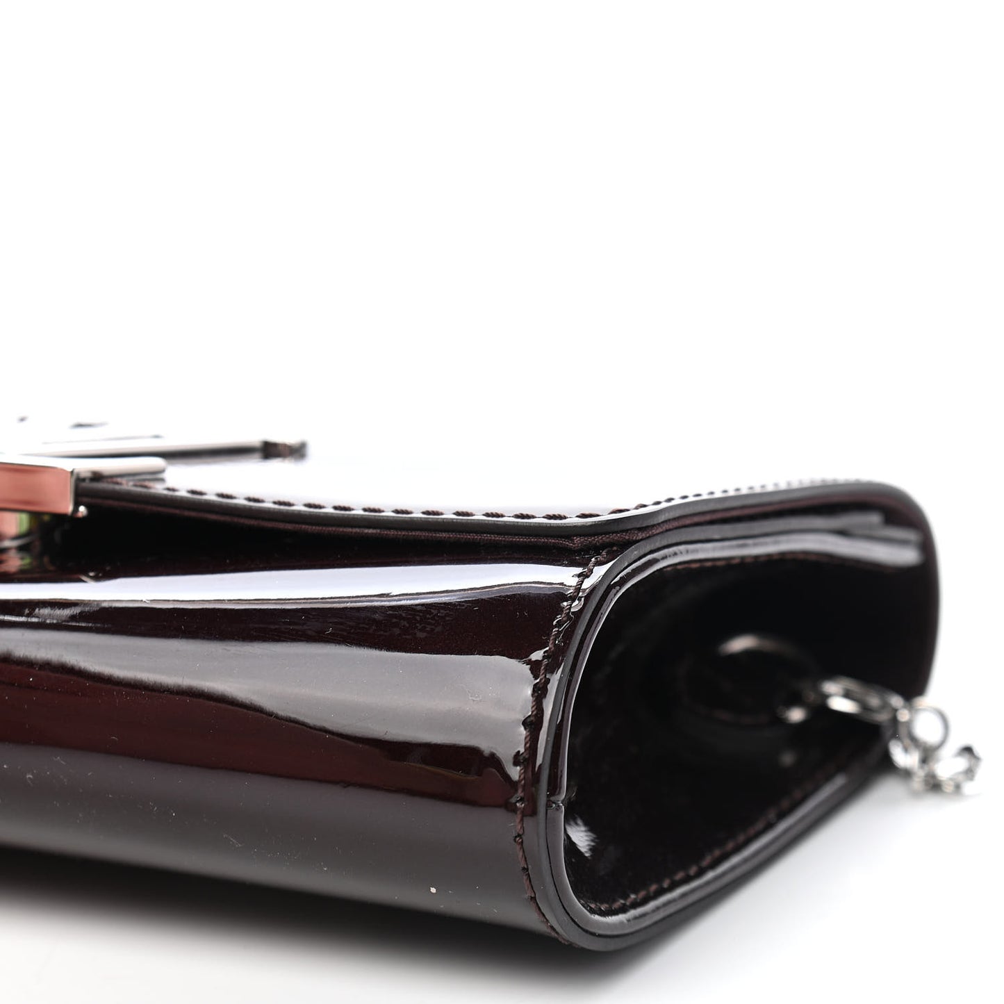 Patent Louise PM Chain Clutch Black