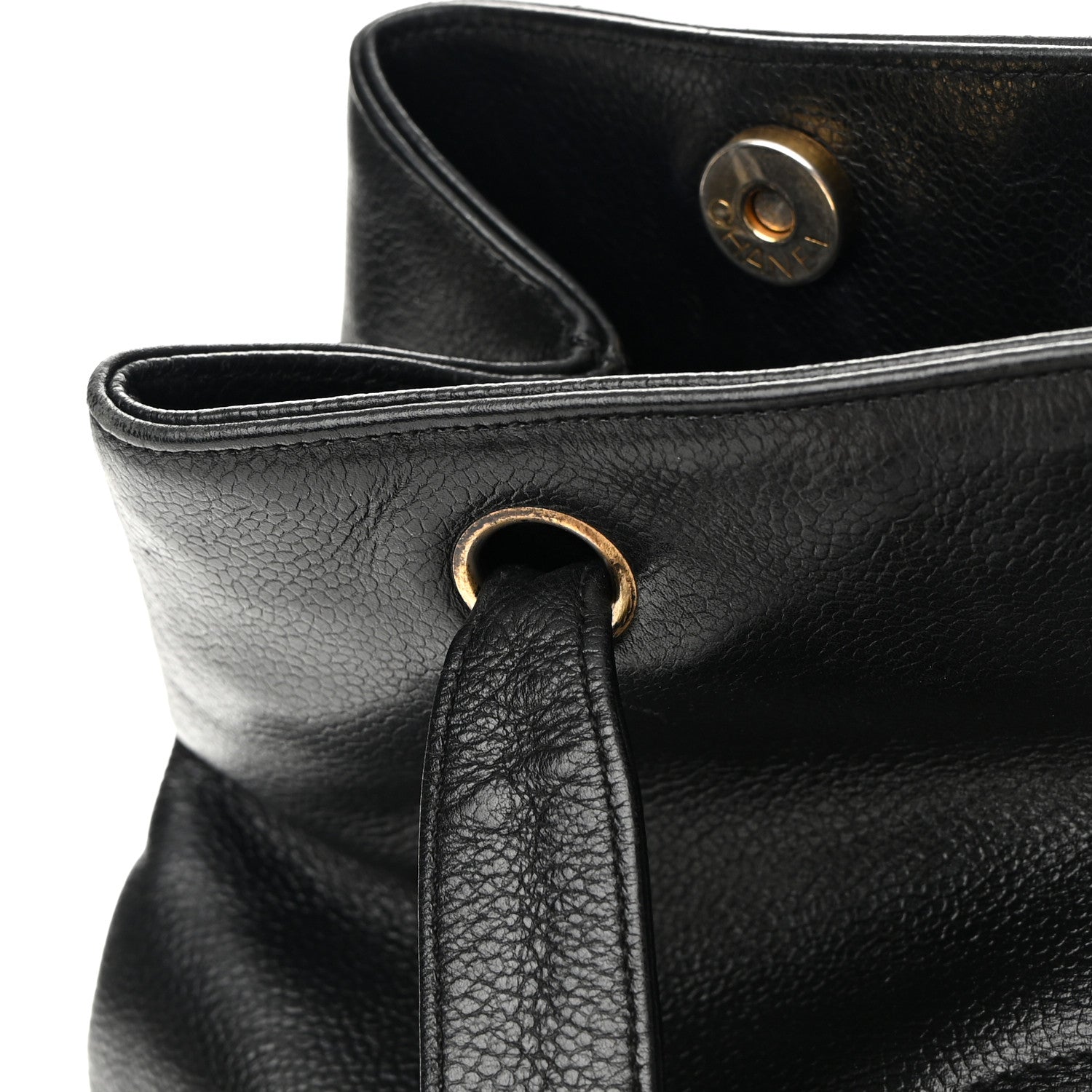 Chanel Caviar Large CC Shoulder Bag Black 17 of 18