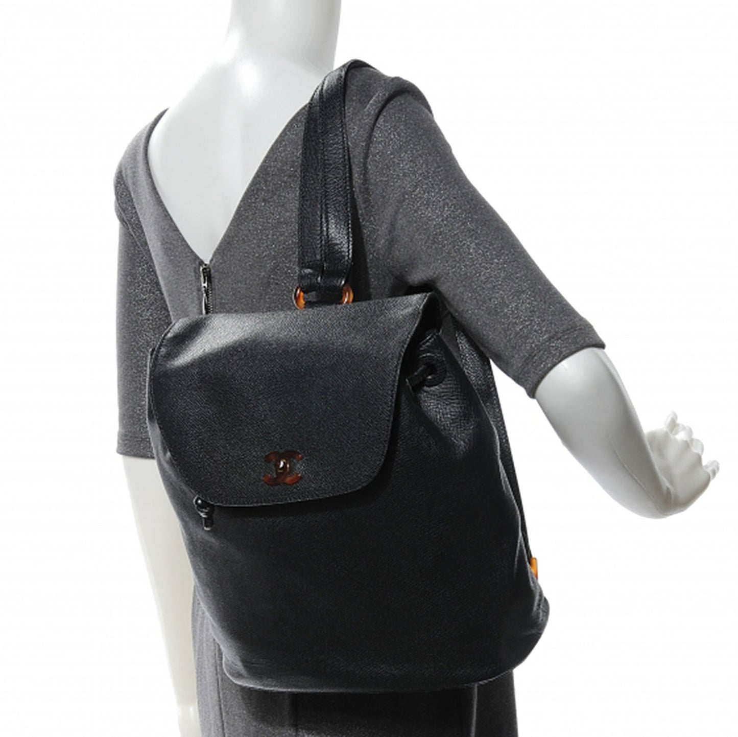 Caviar Tortoise CC Backpack Black