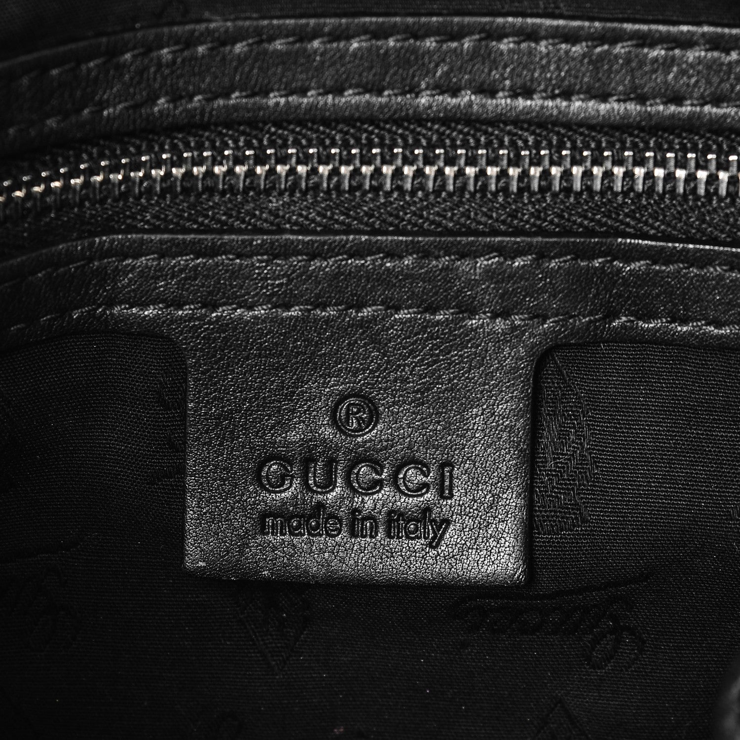Gucci Guccissima Medium GG Twins Shoulder Bag Black 6 of 8