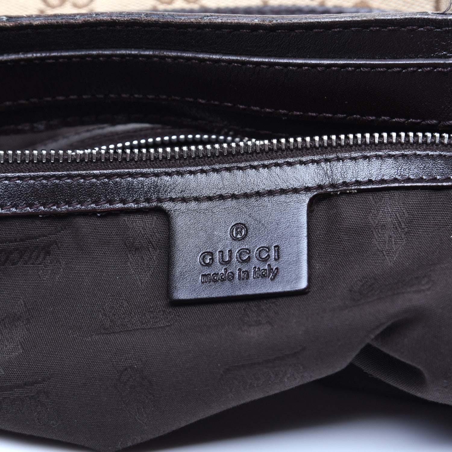 Gucci Monogram Large GG Twins Hobo Dark Brown 8 of 14