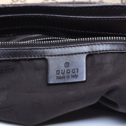 Gucci Monogram Large GG Twins Hobo Dark Brown 8 of 14