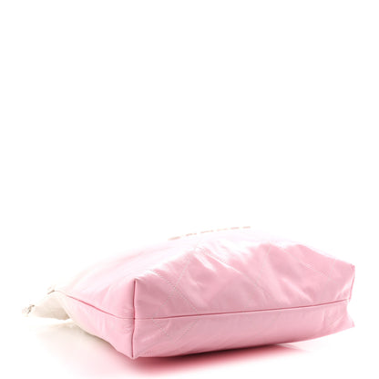 Chanel Patent Gradient Calfskin Quilted Small Chanel 22 White Light Pink 5 of 11
