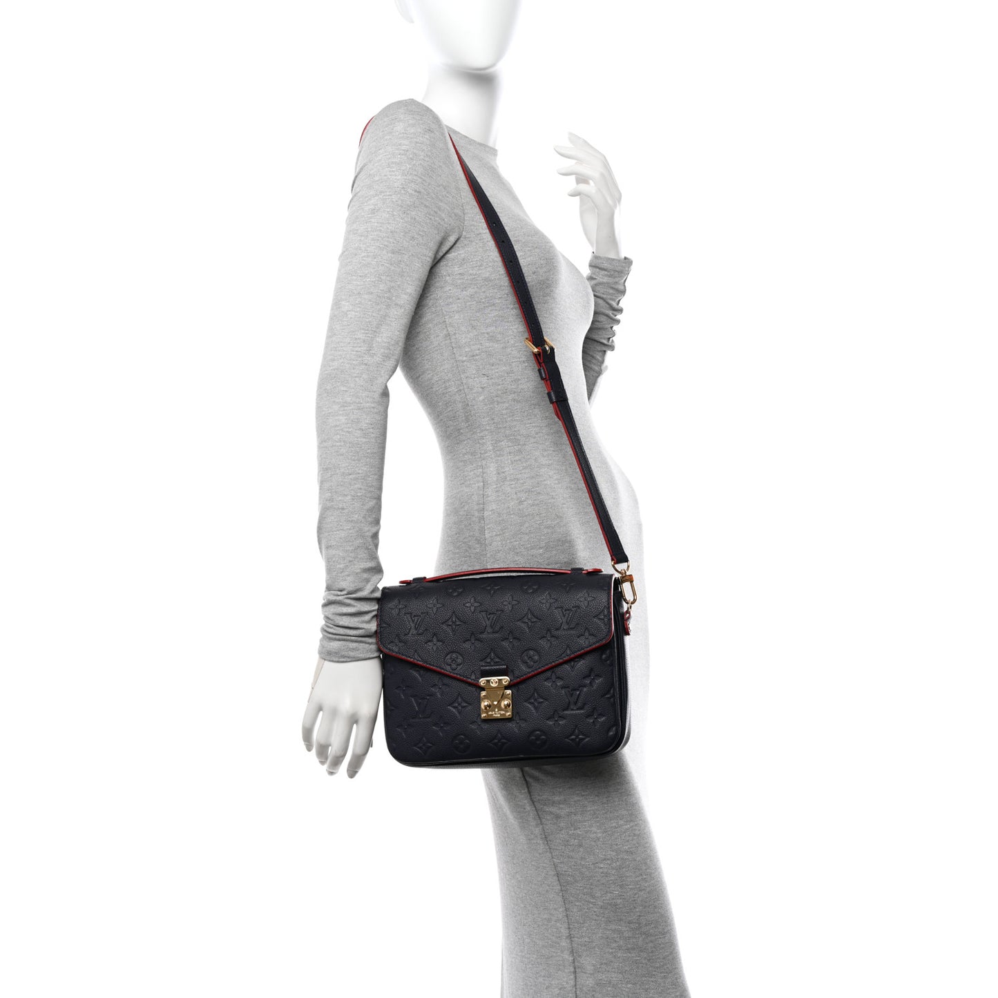 Empreinte Pochette Metis Marine Rouge