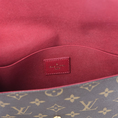 Louis Vuitton Monogram Pochette Felicie Chain Wallet Fuchsia 9 of 12