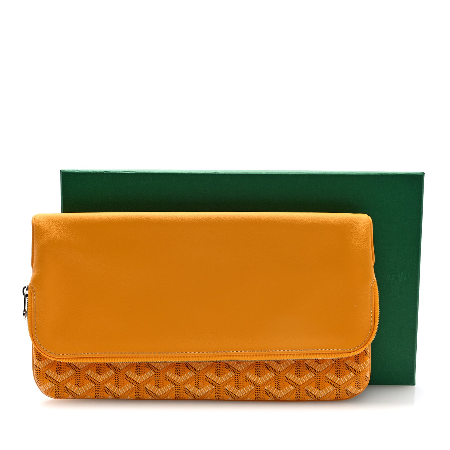 Goyardine Sainte Marie Soft Clutch Yellow