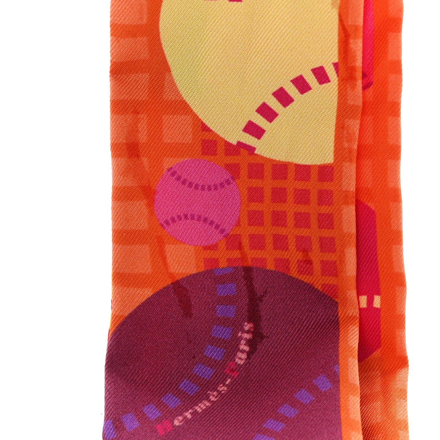 Hermes Silk Balles de Tennis Twilly 6 of 8
