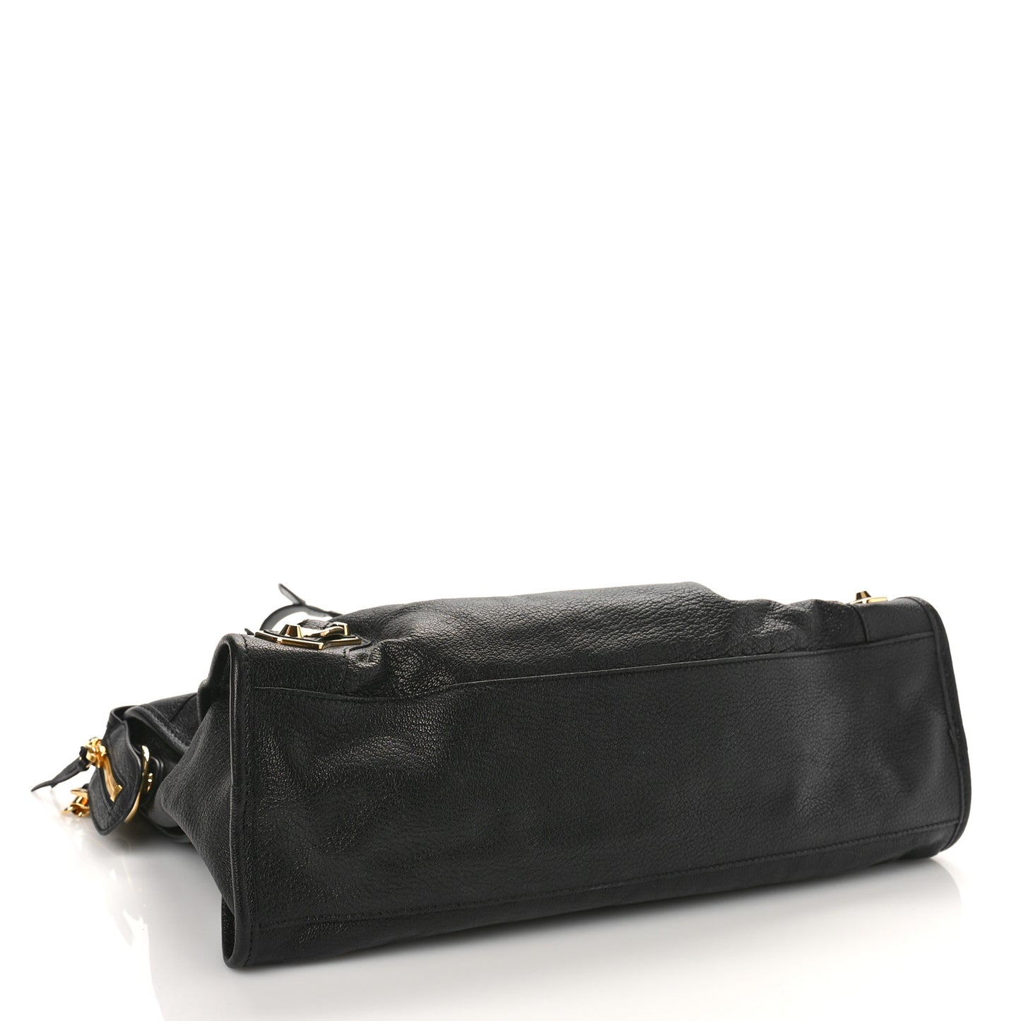 Chevre Gold Metallic Edge Hardware City Black
