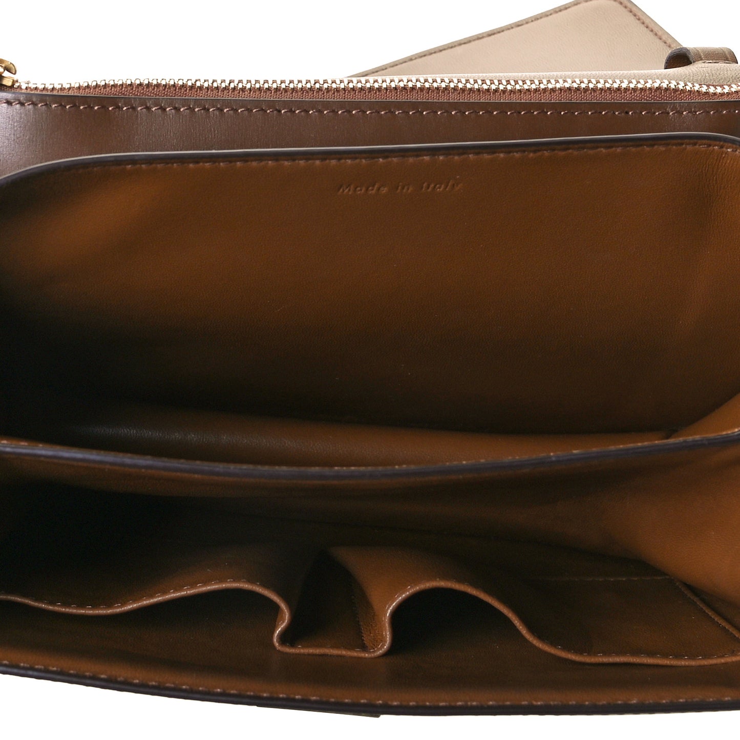 Box Calfskin Medium Classic Box Flap Bag Camel