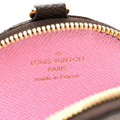 Louis Vuitton Monogram 2021 Christmas Animation Japanese Garden Round Coin Purse Wisteria Pink 4 of 4