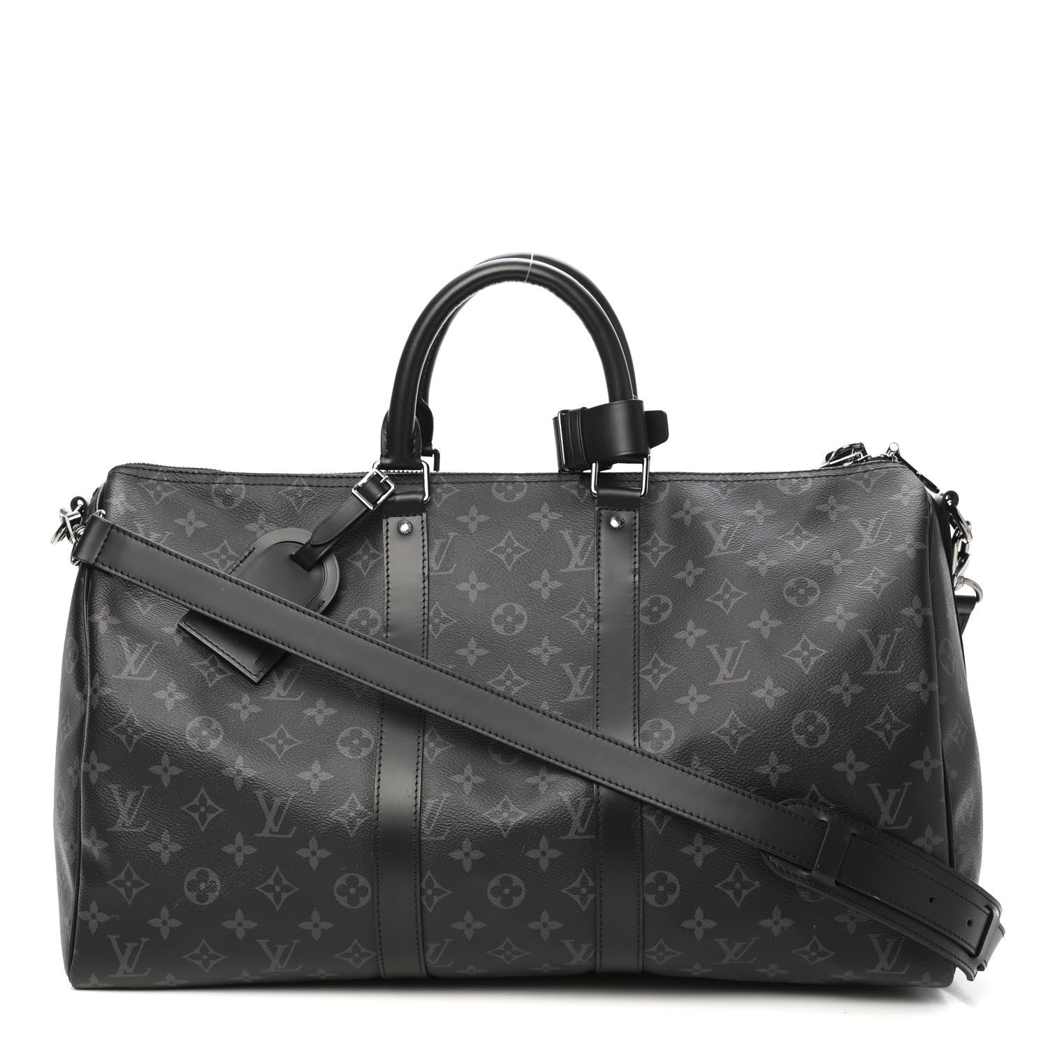 Louis Vuitton Monogram Eclipse Keepall Bandouliere 45 1 of 8