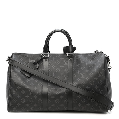 Louis Vuitton Monogram Eclipse Keepall Bandouliere 45 1 of 8