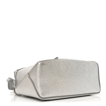 Loewe Laminated Lambskin Mini Puzzle Edge Bag Silver 3 of 8