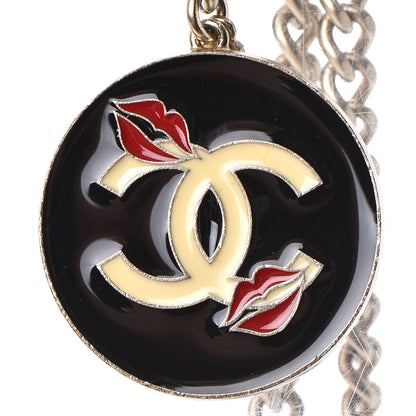 Chanel Enamel Chain Lipstick CC Kisses Belt Gold 5 of 9