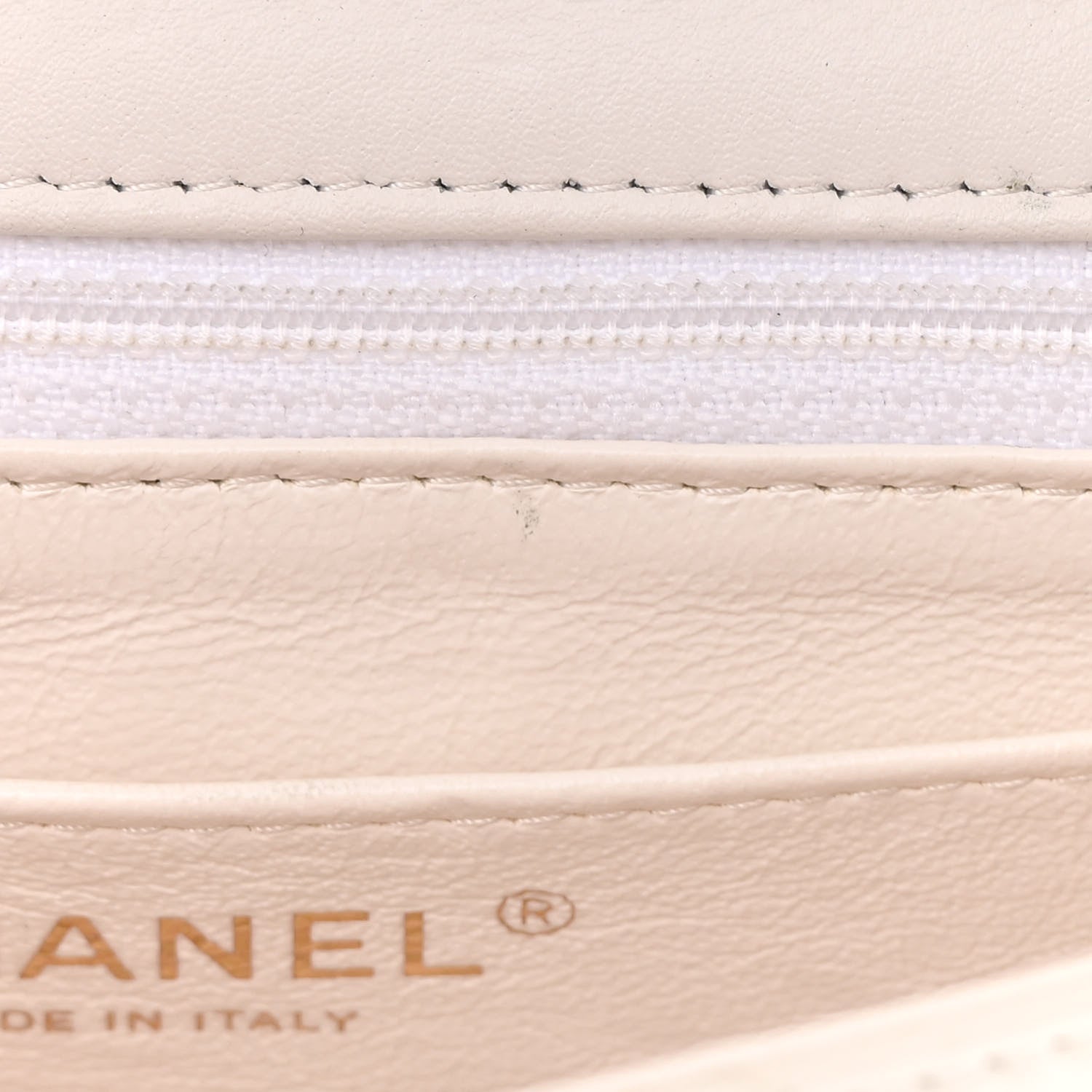 Chanel Patent Quilted Mini Square Flap White 11 of 17