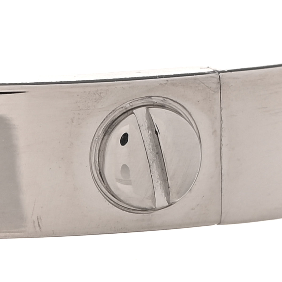 Cartier 18K White Gold LOVE Bracelet 17 7 of 7