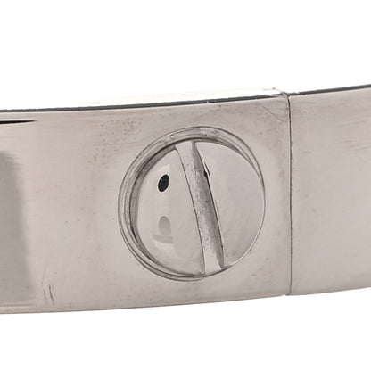 Cartier 18K White Gold LOVE Bracelet 17 7 of 7