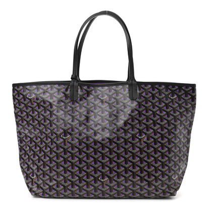 Goyard Goyardine Saint Louis Claire Voie PM Black Violet 3 of 11
