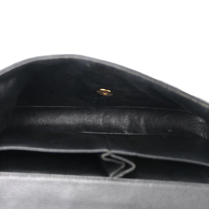 Chanel Caviar Quilted East West Flap Navy 5 of 12