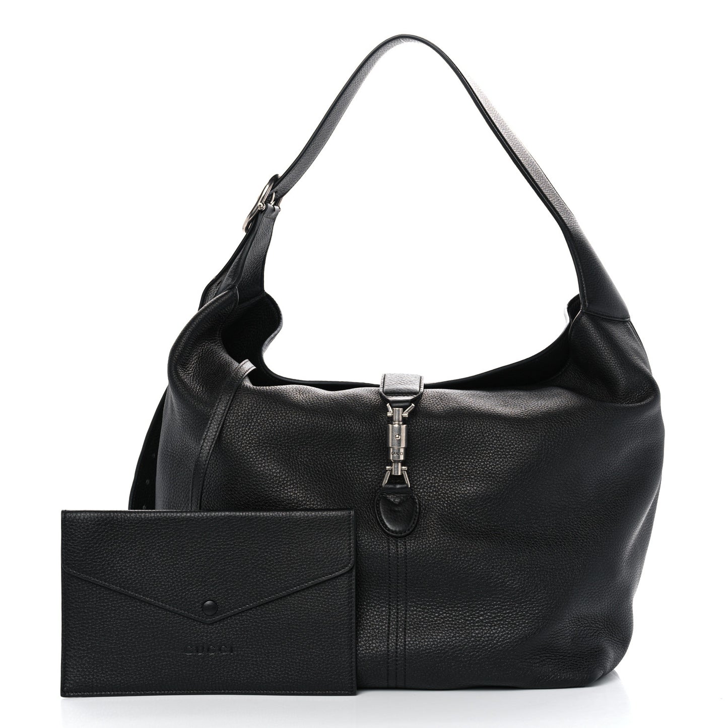 Amour Grane Calfskin Medium Jackie 1961 Crossbody Bag Black