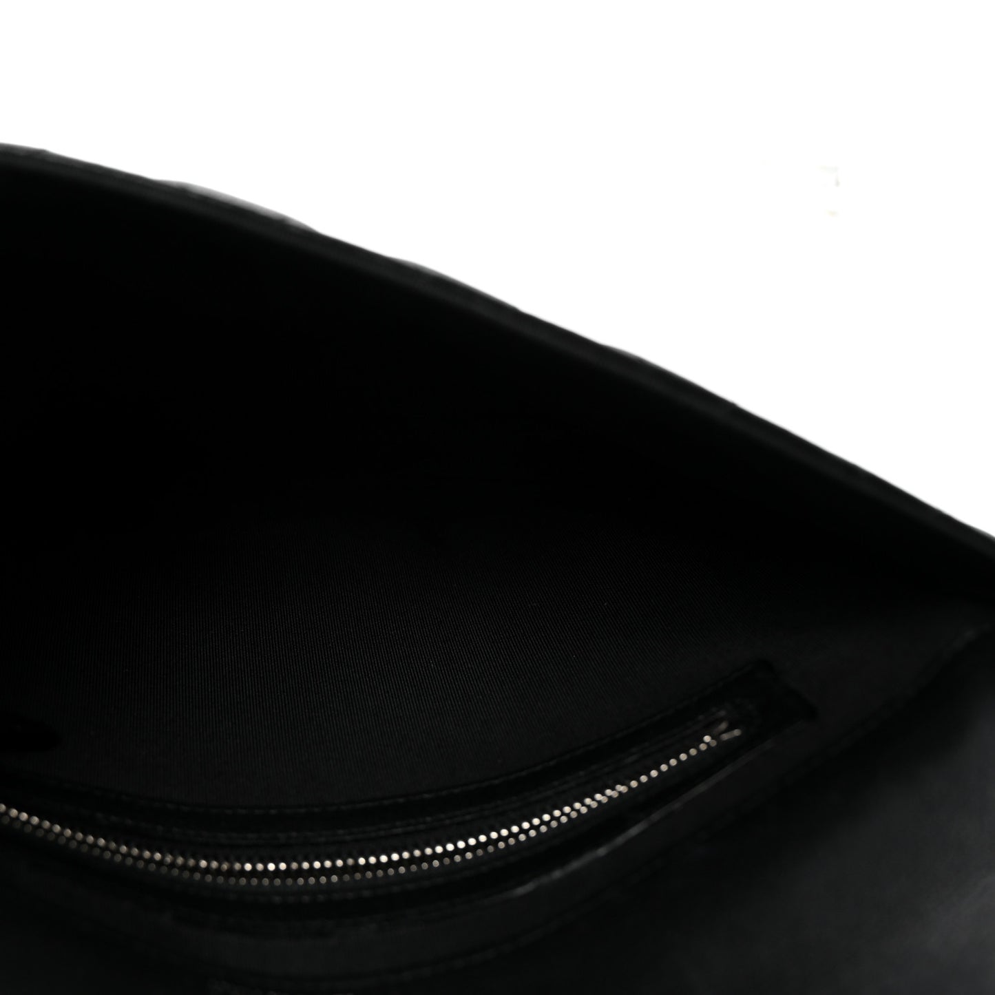 Goatskin Quilted CC Box Pouch Black