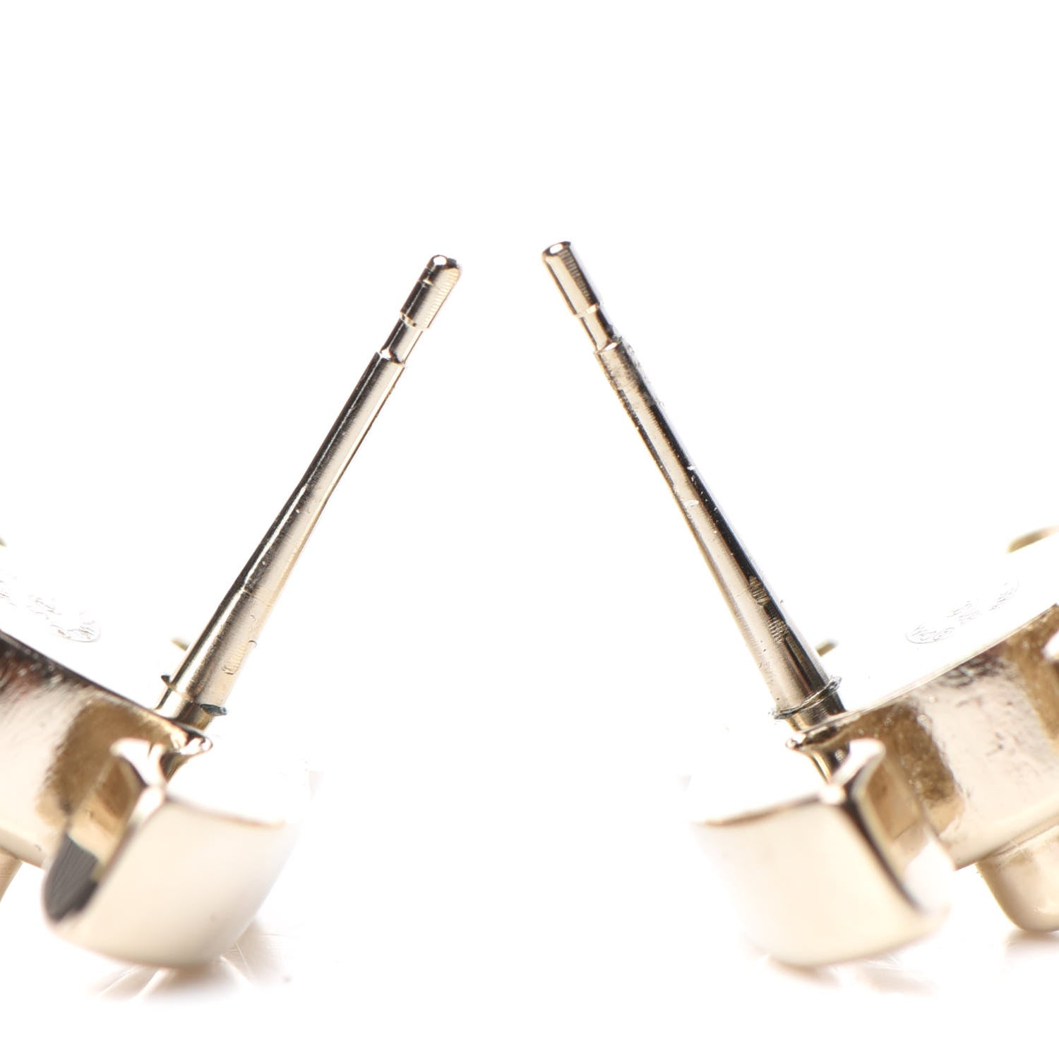 Chanel Metal CC Turnlock Earrings Gold 3 of 5