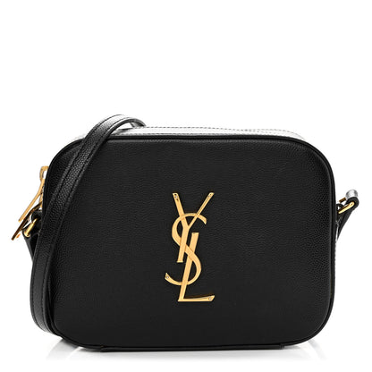 Saint Laurent Grain De Poudre Small Classic Monogram Camera Bag Black 1 of 10