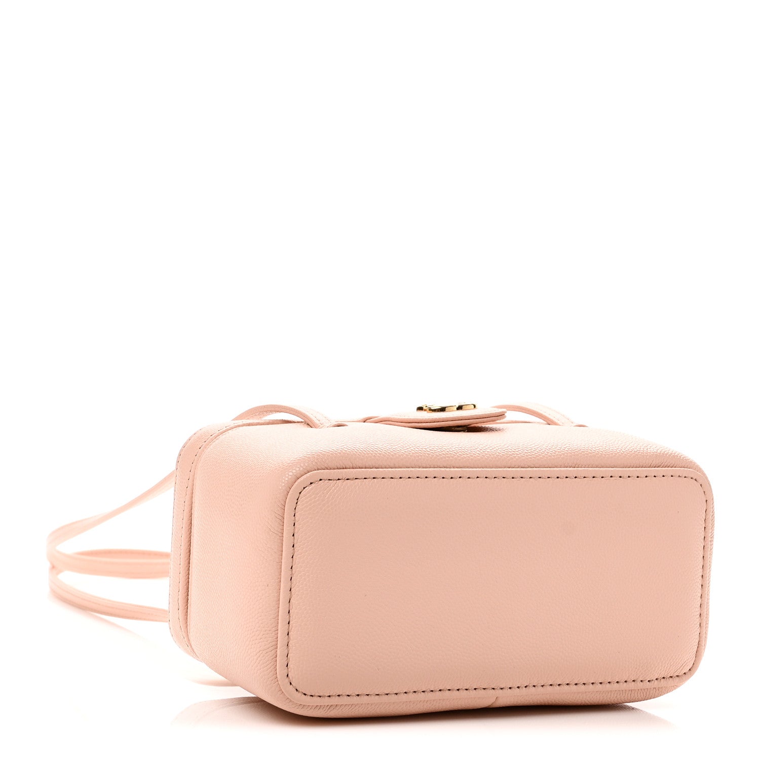 Chanel Shiny Caviar Preppy Coco Long Vanity With Strap Light Pink 4 of 12