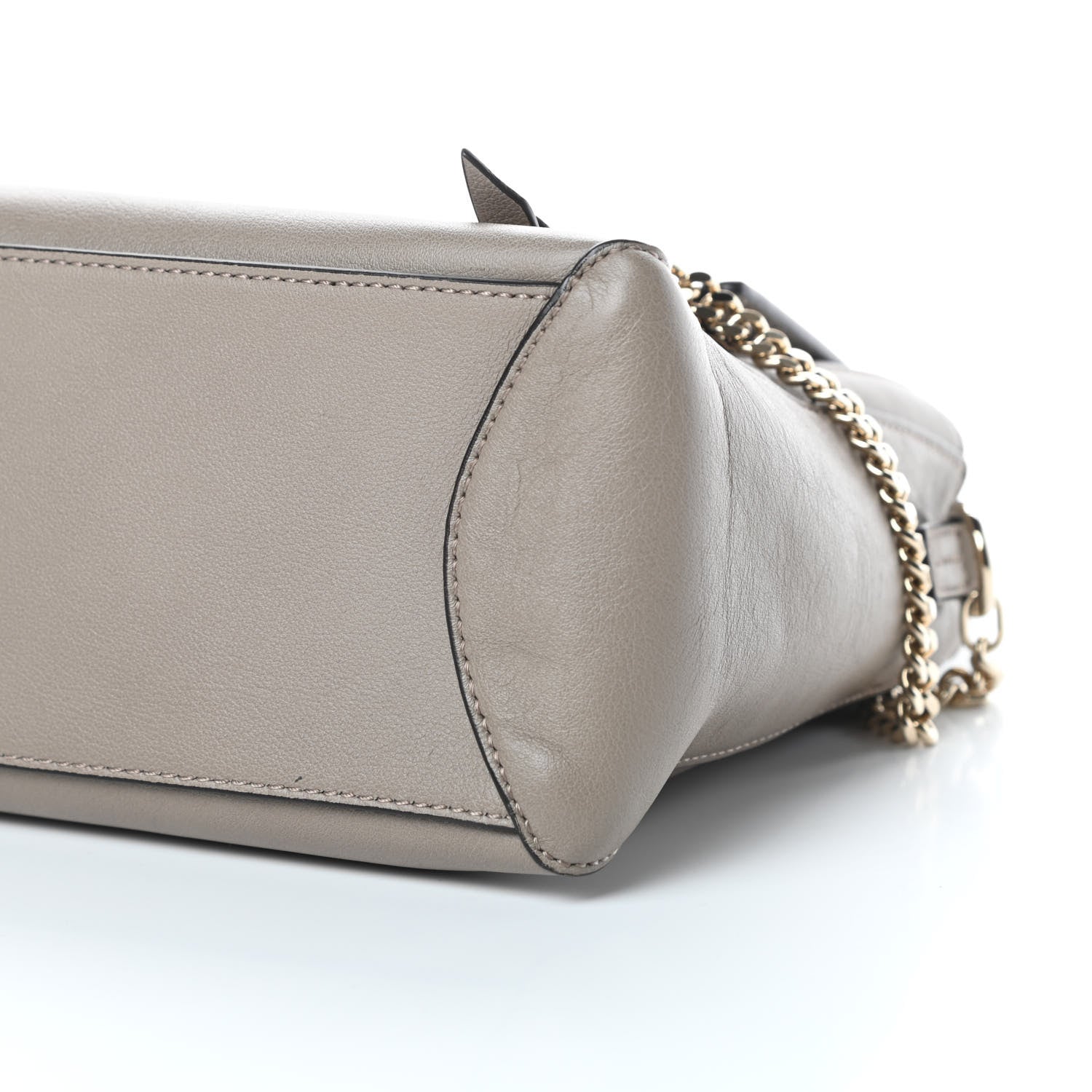 Chloe Calfskin Small Faye Day Shoulder Bag Motty Grey 10 of 13