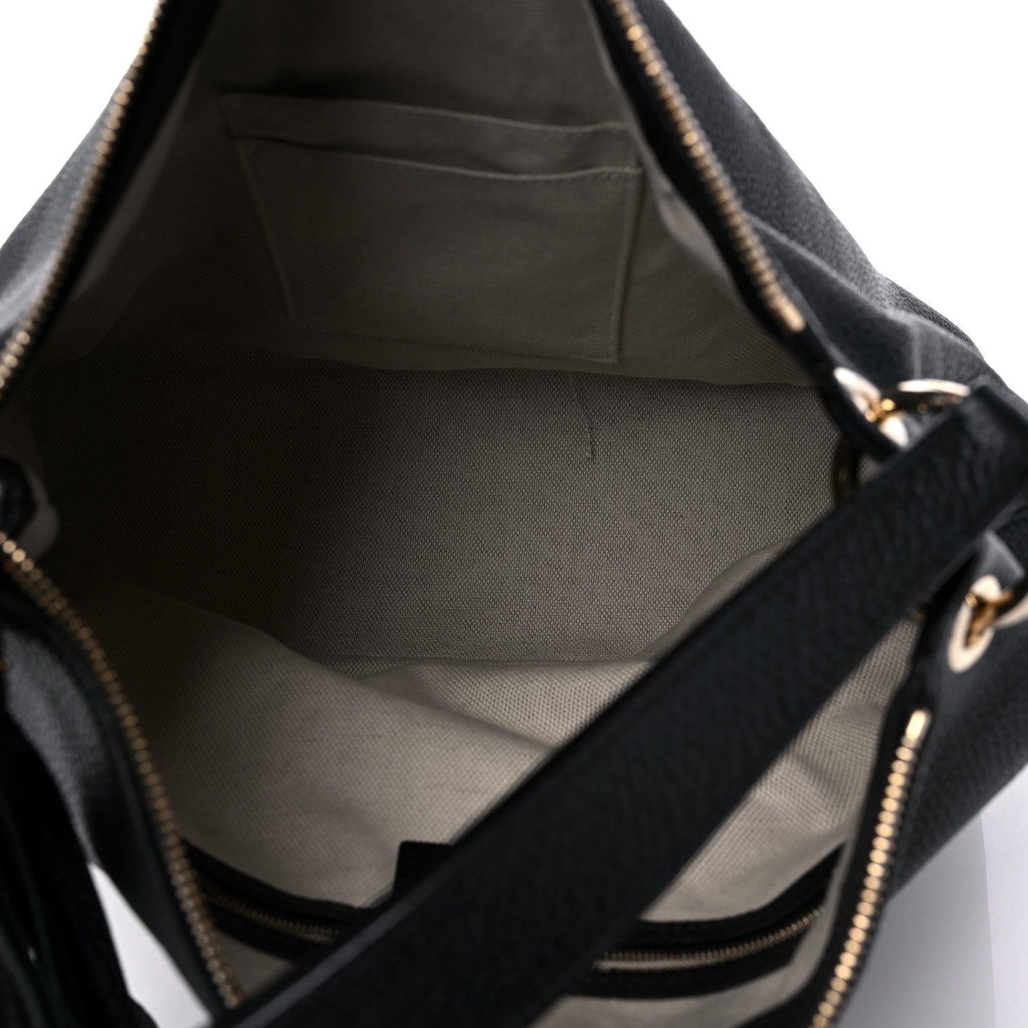 Gucci Pebbled Calfskin Large Soho Hobo Black 5 of 14
