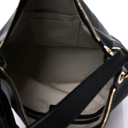 Gucci Pebbled Calfskin Large Soho Hobo Black 5 of 14
