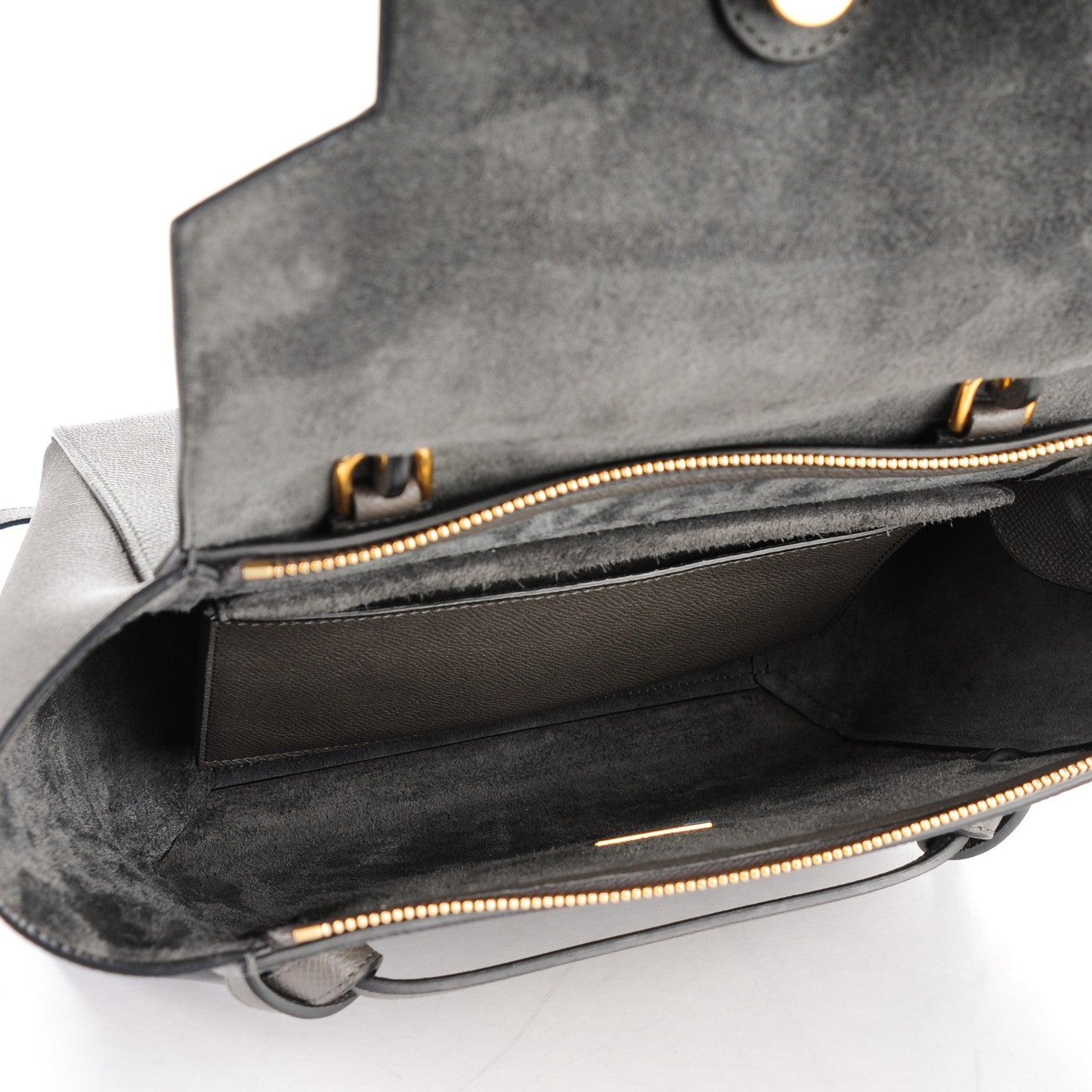 Celine Baby Grained Calfskin Micro Belt Bag Grey 5 of 8