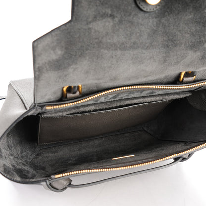 Celine Baby Grained Calfskin Micro Belt Bag Grey 5 of 8