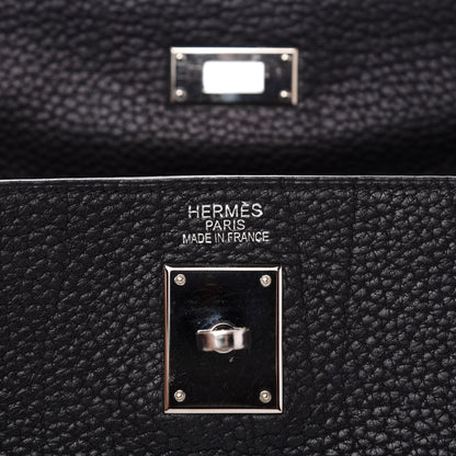 Hermes Fjord Kelly Retourne 35 Black 6 of 19