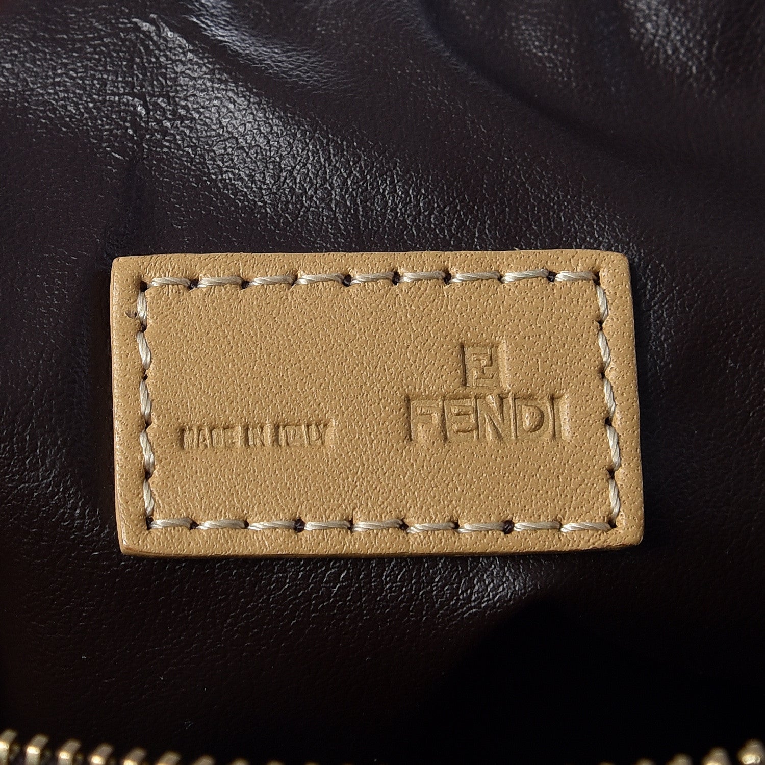 Fendi Zucca Small Shoulder Bag Tobacco 10 of 10